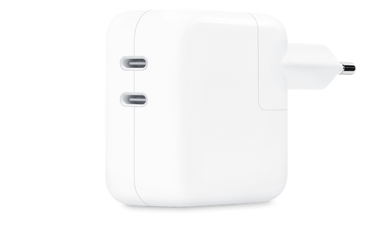 Adaptador de corriente con dos puertos USB‑C de 35 W - Rossellimac