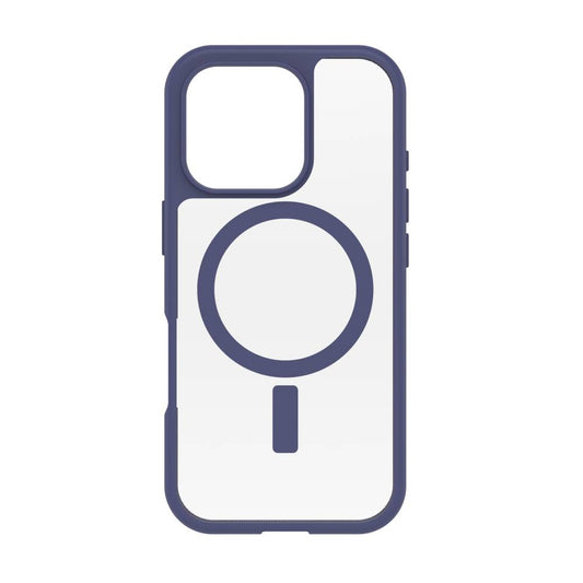 Funda React MagSafe iPhone 16 Pro transparente/morado | Otterbox