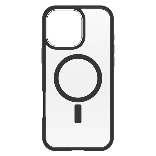 Funda React MagSafe para iPhone 16 Pro Max transparente/negro | Otterbox
