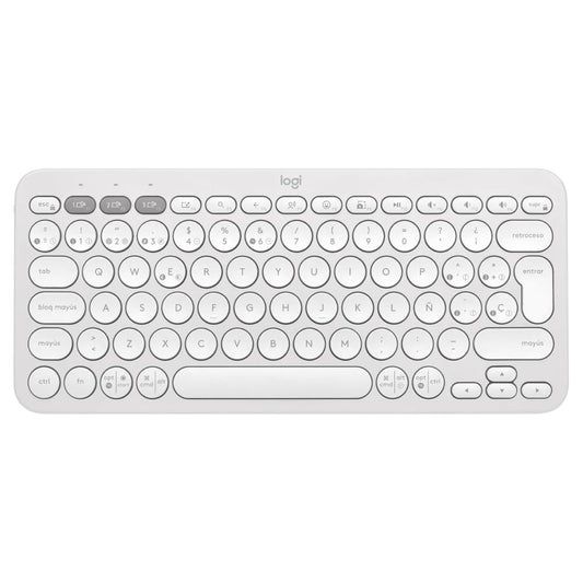 Teclado Bluetooth Pebble Keys 2 K380s blanco | Logitech