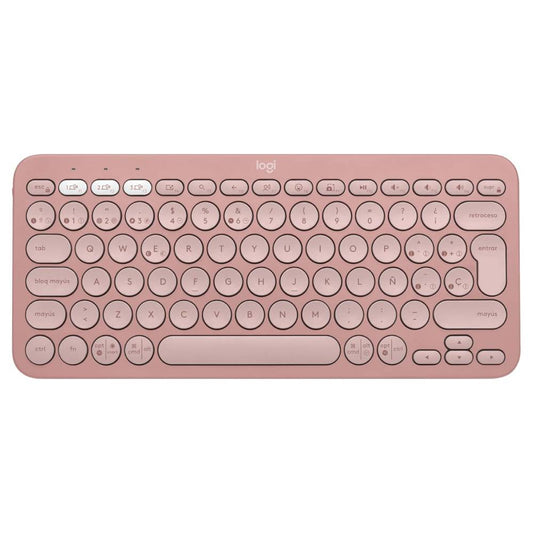 Teclado Bluetooth Pebble Keys 2 K380s Rosa | Logitech