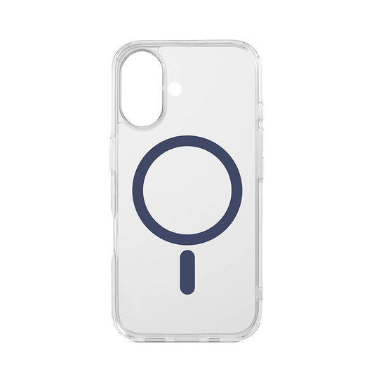 Funda Frozen MagSafe para iPhone 16 azul/transparente | Rossellimac