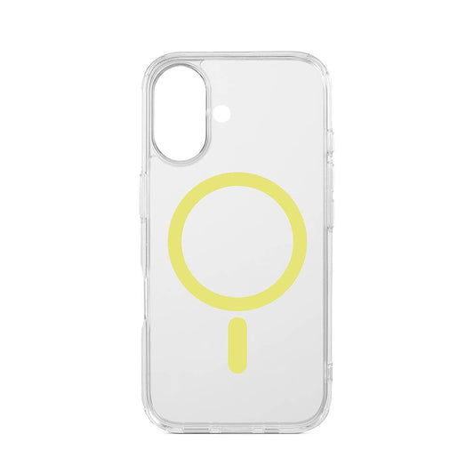 Funda Frozen MagSafe para iPhone 16 lima/transparente | Rossellimac