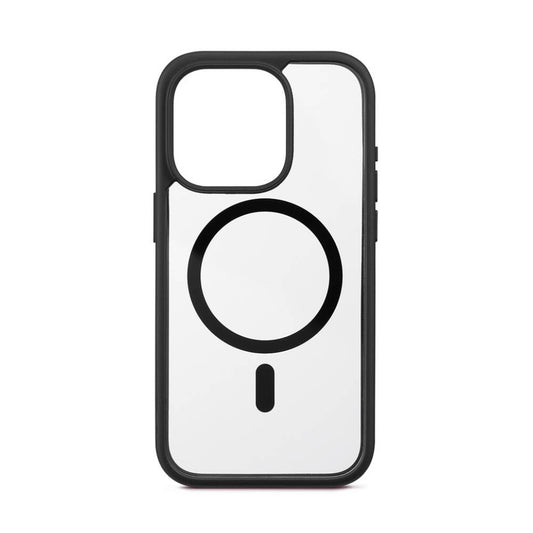 Funda Jump ultra-protectora MagSafe para iPhone 16 negro/transparente | Rossellimac