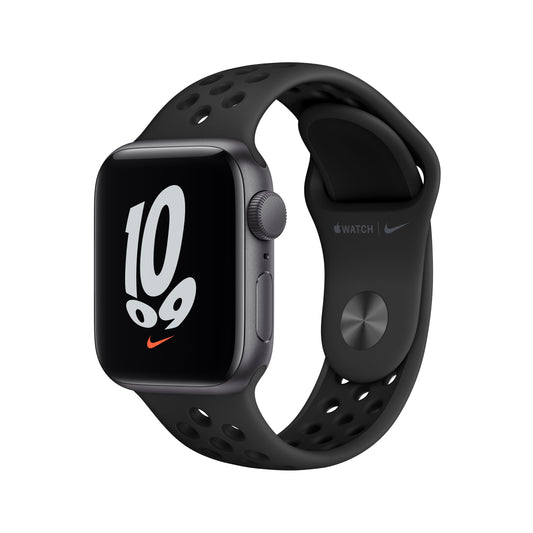 Apple Watch Nike SE (GPS) - Caja de aluminio en gris espacial de 40 mm - Correa Nike Sport antracita/negra - Talla única