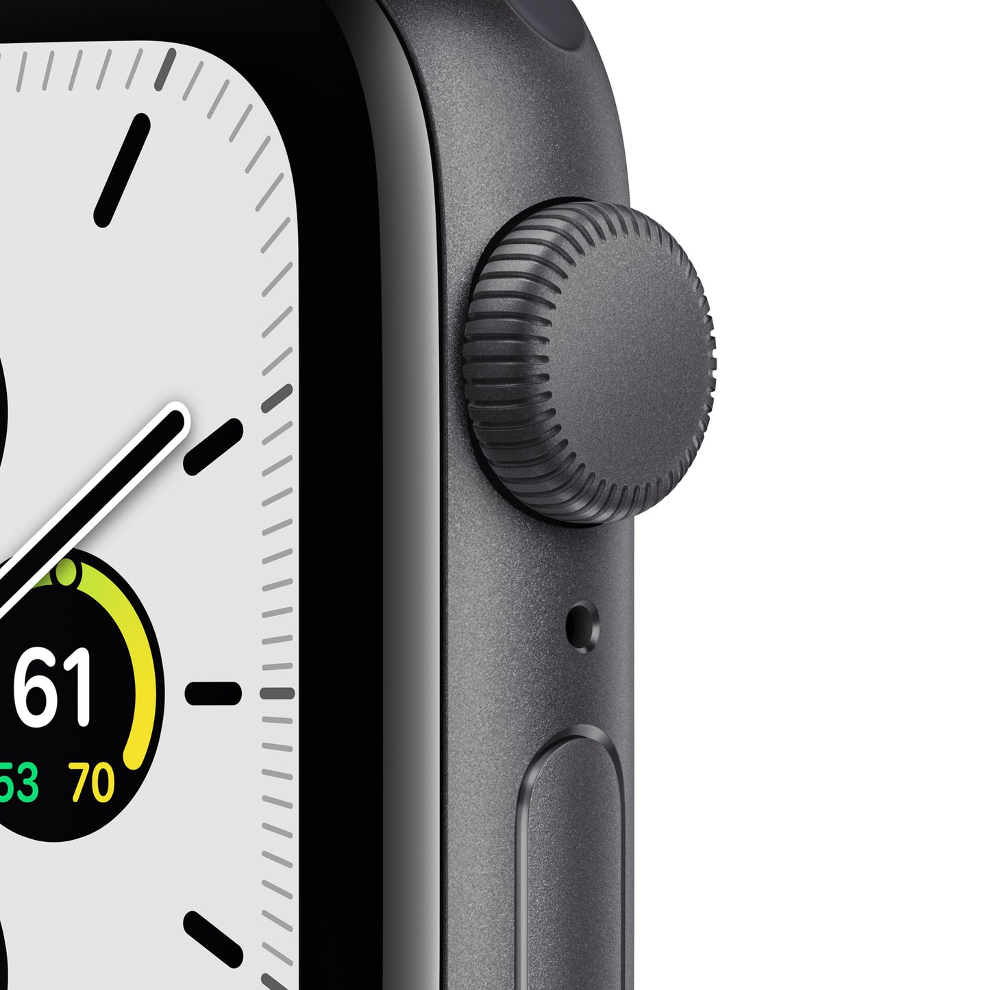Apple Watch SE (GPS) - Caja de aluminio en gris espacial de 40 mm - Correa deportiva en color medianoche - Talla única