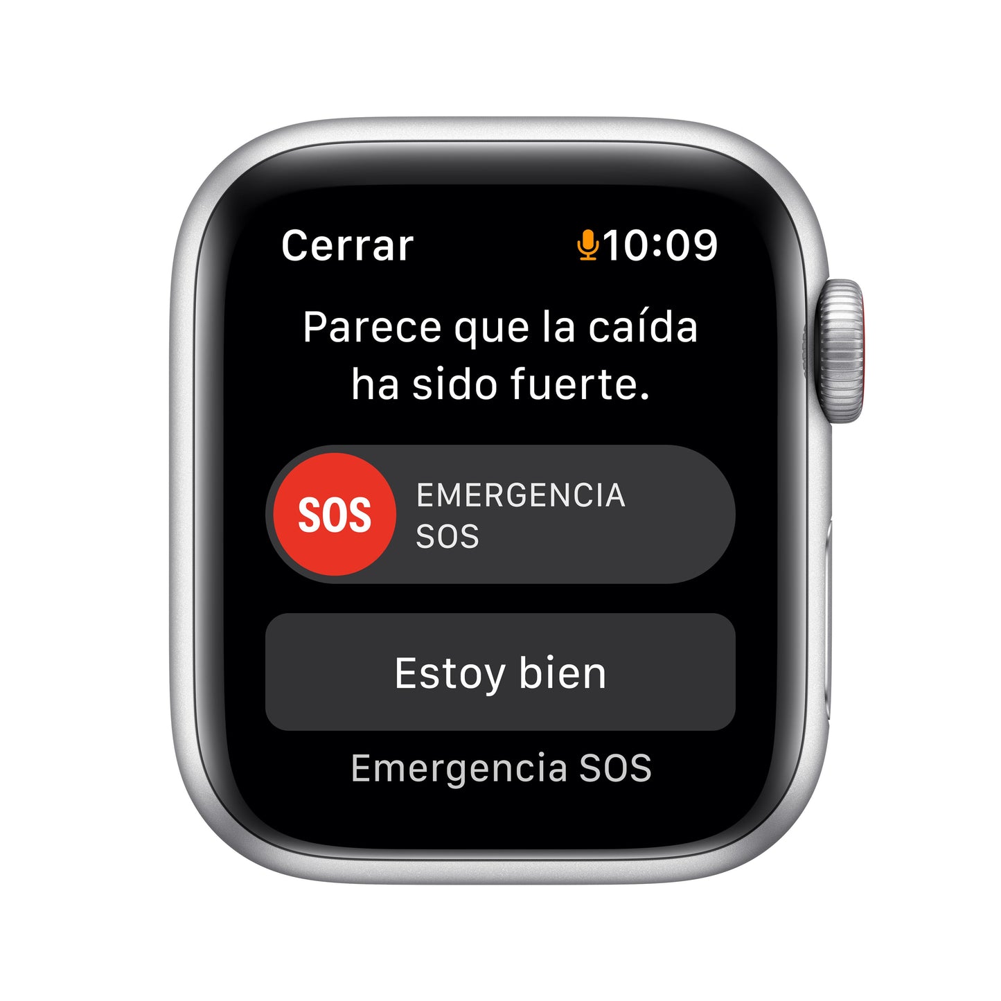 Apple Watch SE (GPS + Cellular) - Caja de aluminio en plata de 40 mm - Correa deportiva en color abismo - Talla única