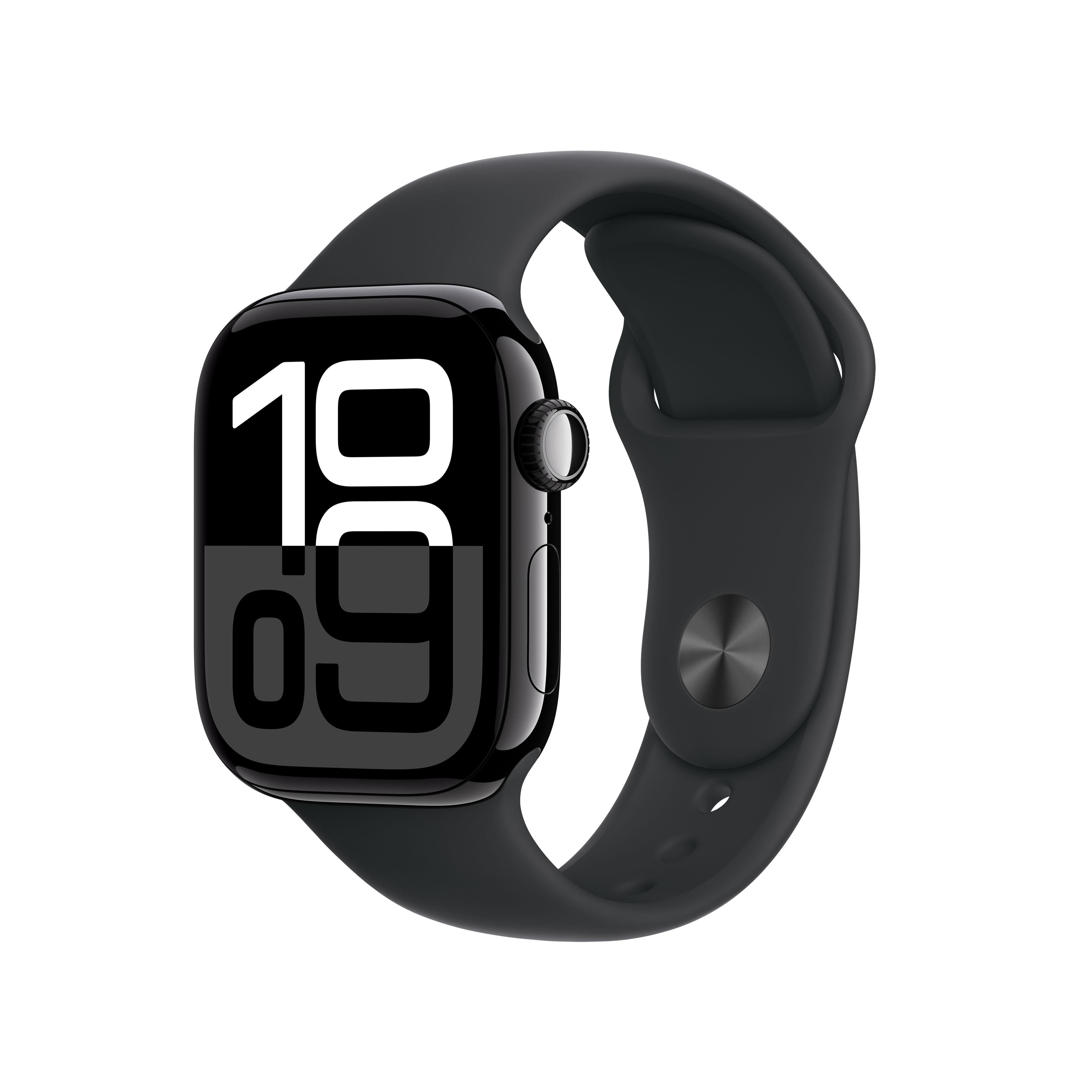 Apple Watch Series 10 (GPS) Caja de aluminio en negro azabache