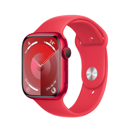 Apple Watch Series 9 (GPS + Cellular) - Caja de aluminio (PRODUCT)RED de 45 mm - Correa deportiva (PRODUCT)RED - Talla M/L