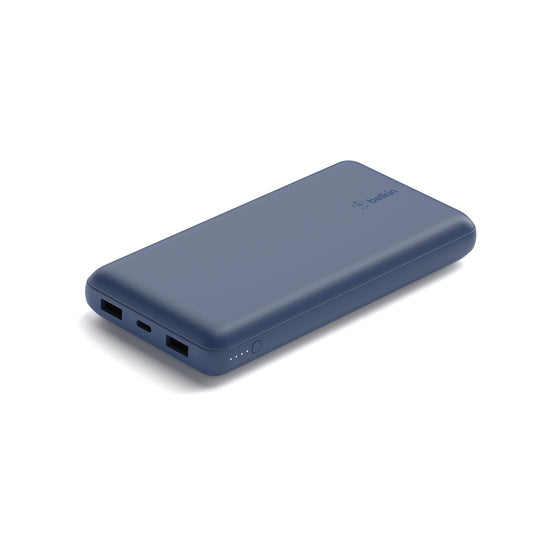 Batería externa 20K USB-A y USB-C de 15w de Belkin Azul - Rossellimac