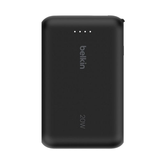 Batería externa 10K BoostCharge cable integrado USB-C de 20w Negro | Belkin