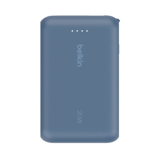 Batería externa 10K BoostCharge cable integrado USB-C de 20w Azul | Belkin