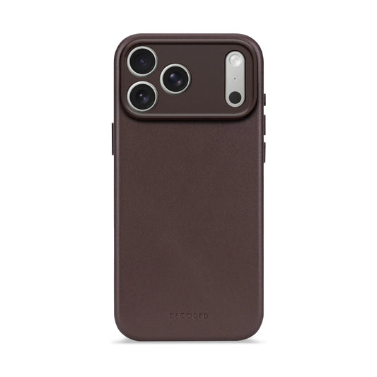 Funda Piel Marrón iPhone 17 Pro | Decoded