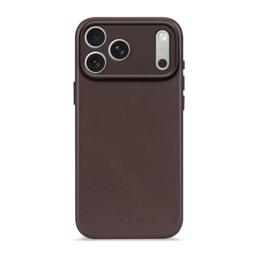 Funda Piel Marrón iPhone 17 Pro Max | Decoded