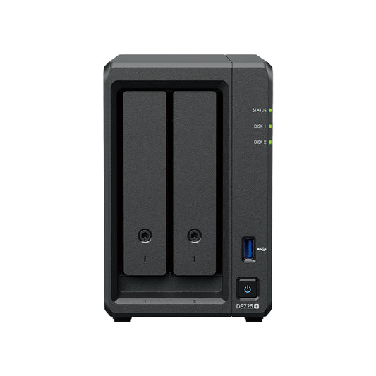 Servidor NAS DiskStation DS725+ 4GB RAM 2 bahías 3.5"/2.5" | Synology