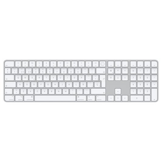 Magic Keyboard con Touch ID y teclado numérico para modelos de Mac con chip de Apple, en blanco, Español - Rossellimac