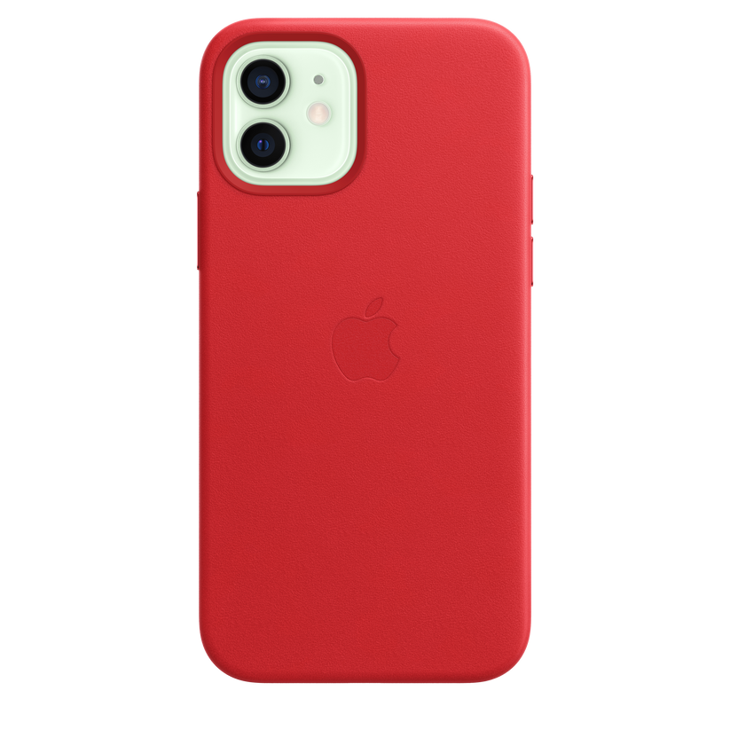 Funda de piel con MagSafe para el iPhone 12 y iPhone 12 Pro, (PRODUCT)RED - Rossellimac
