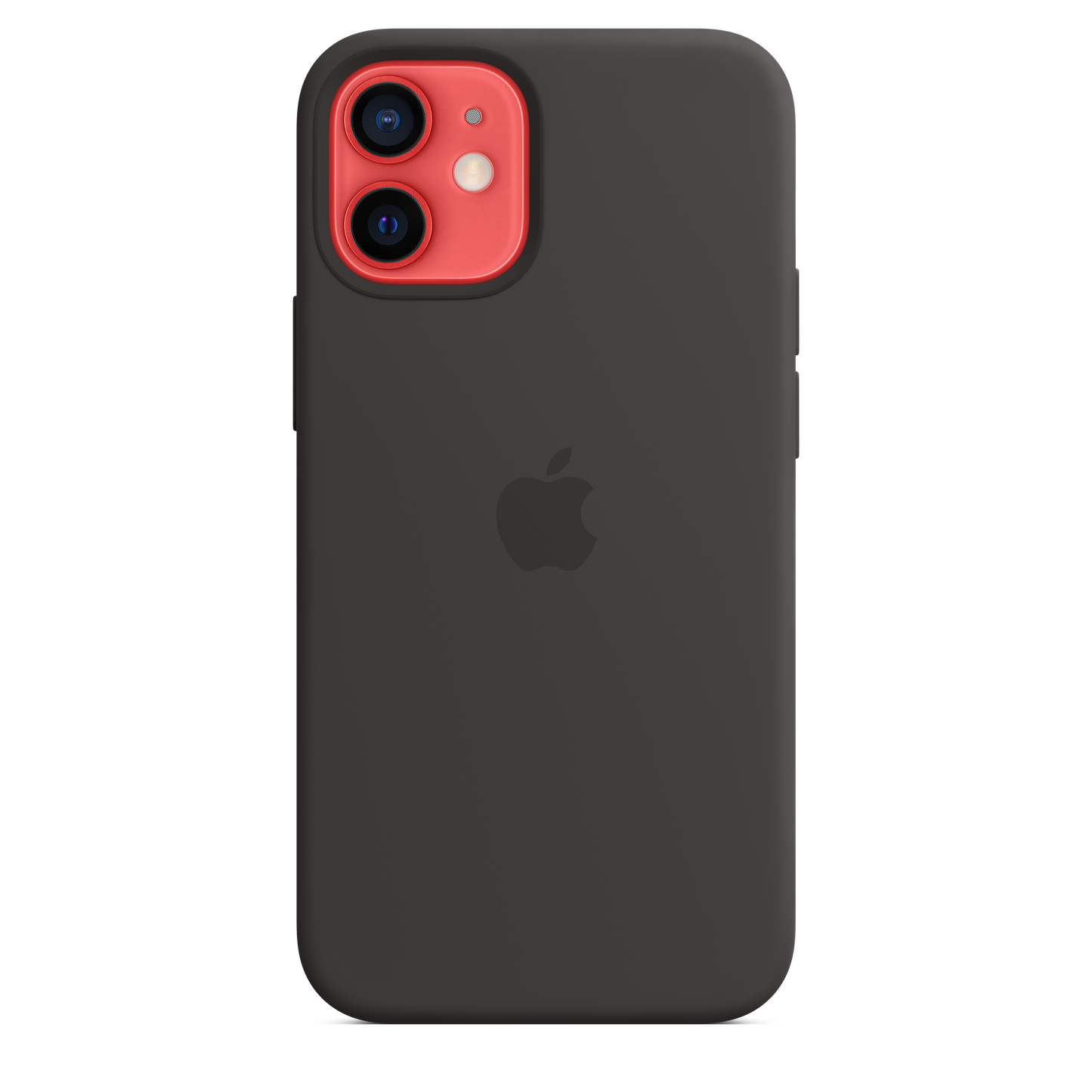 Funda de silicona con MagSafe para el iPhone 12 mini, Negro