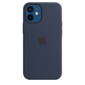 Funda de silicona con MagSafe para el iPhone 12 mini, Azul marino intenso