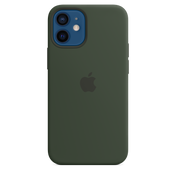 Funda de silicona con MagSafe para el iPhone 12 mini, Verde Chipre