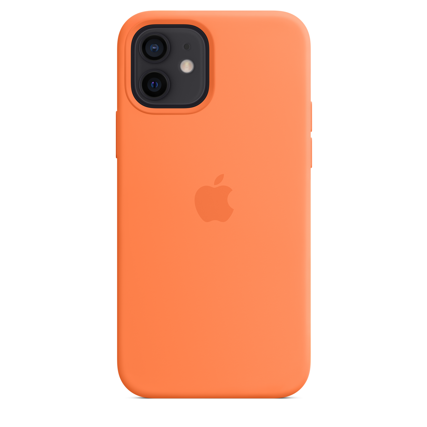 Funda de silicona con MagSafe para el iPhone 12 y iPhone 12 Pro, Naranja kumquat - Rossellimac