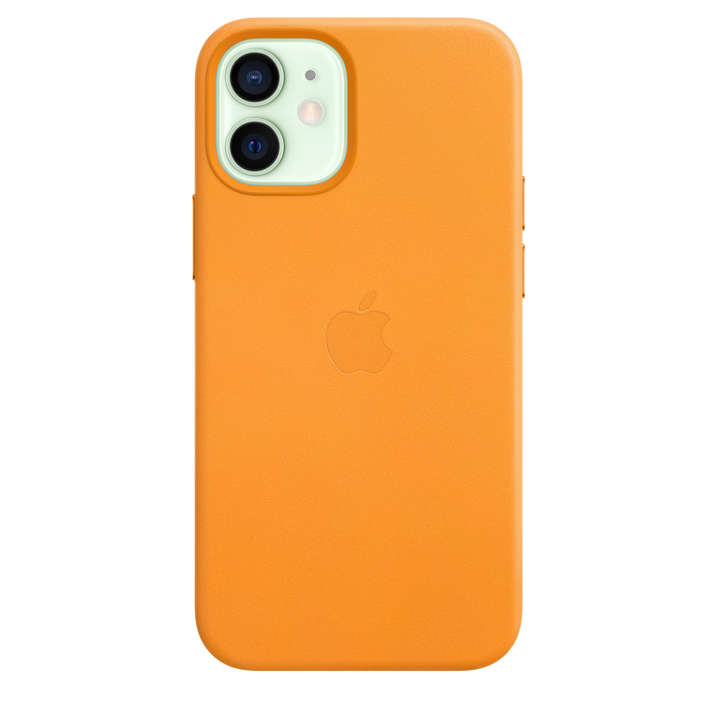 Funda de piel con MagSafe para el iPhone12 mini, Amapola de California - Rossellimac
