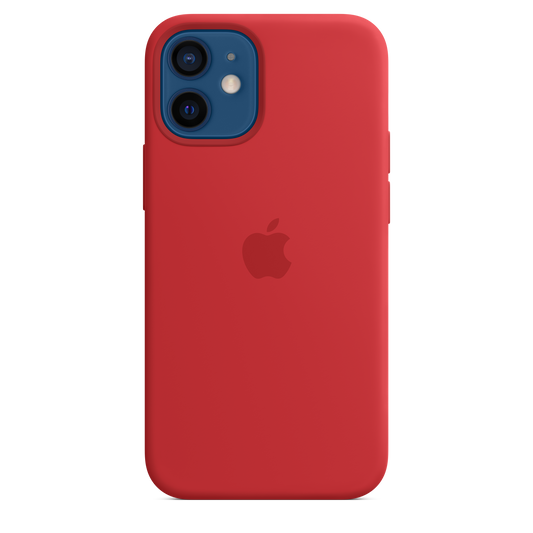 Funda de silicona con MagSafe para el iPhone 12 mini, (PRODUCT)RED