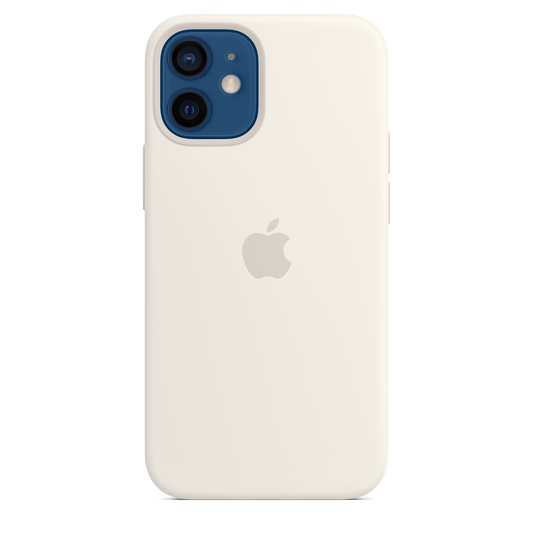 Funda de silicona con MagSafe para el iPhone 12 mini, Blanco - Rossellimac