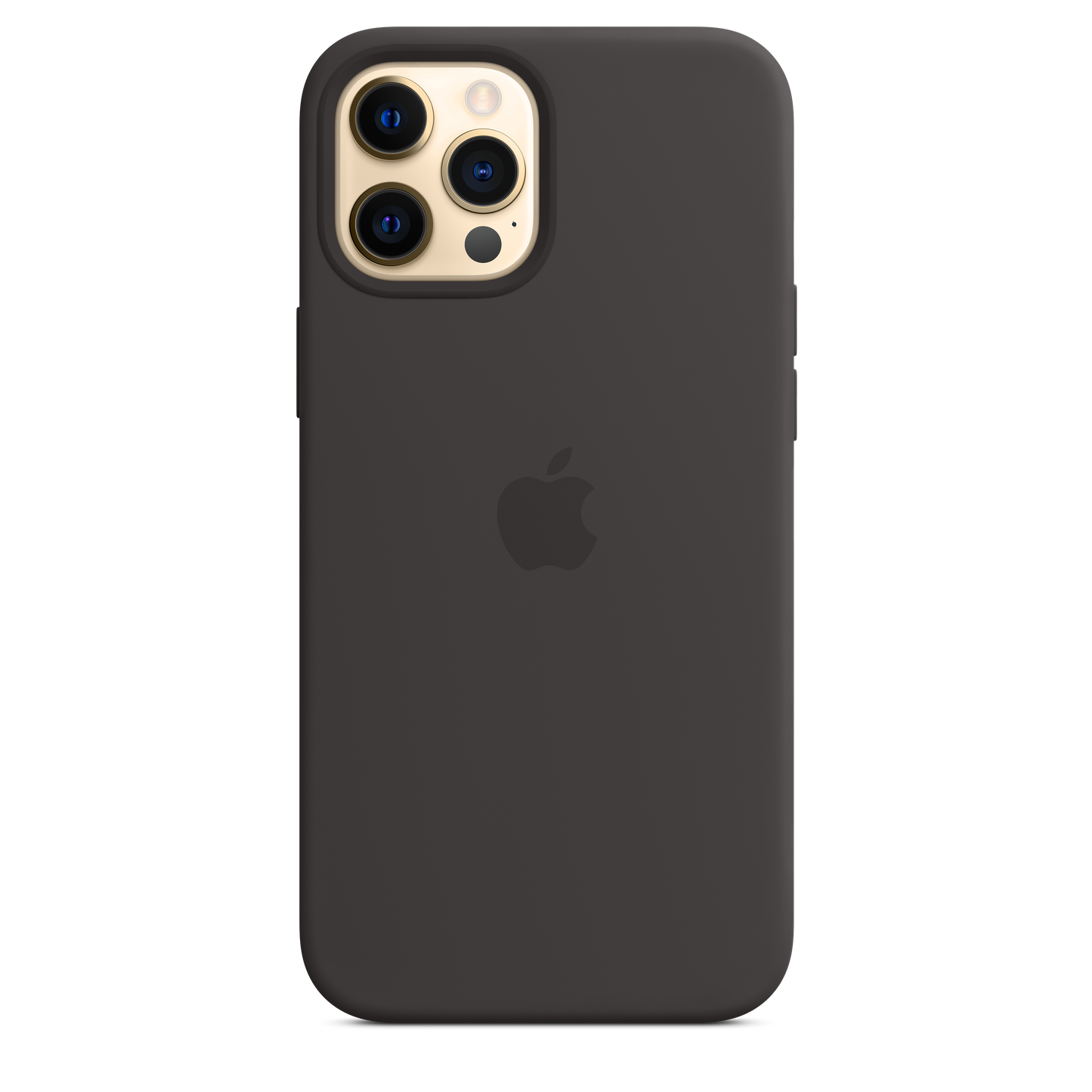 Funda de silicona con MagSafe para el iPhone 12 Pro Max, Negro - Rossellimac