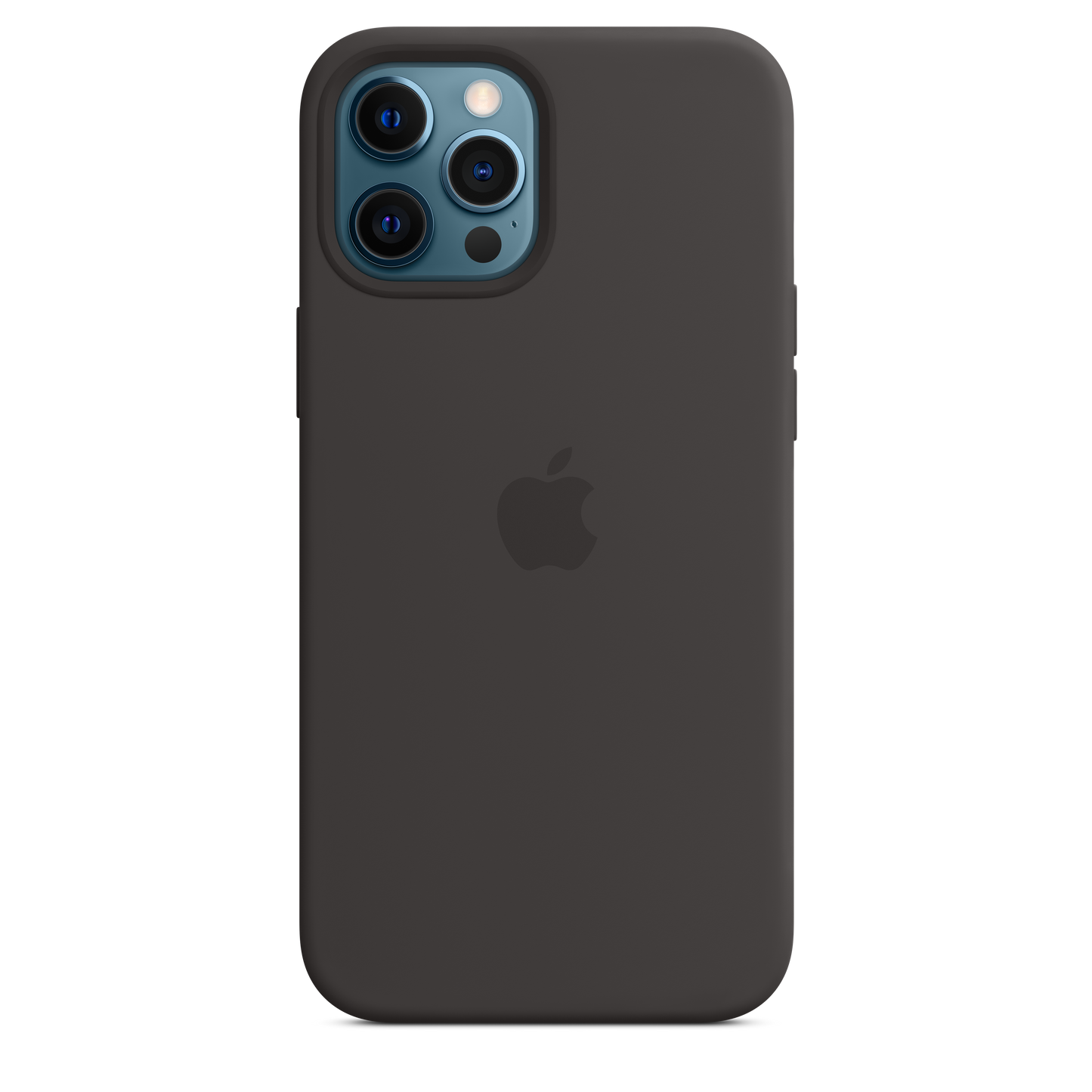 Funda de silicona con MagSafe para el iPhone 12 Pro Max, Negro - Rossellimac