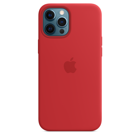 Funda de silicona con MagSafe para el iPhone 12 Pro Max, (PRODUCT)RED - Rossellimac