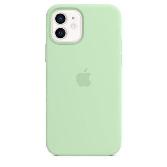 Funda de silicona con MagSafe para el iPhone 12 y iPhone 12 Pro, Pistacho - Rossellimac
