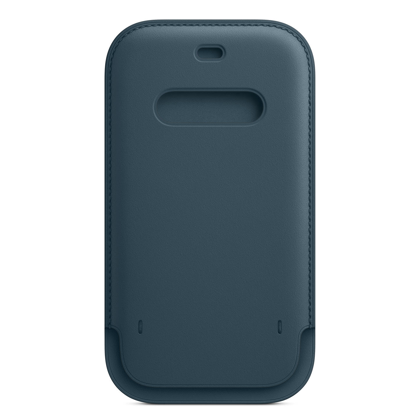 Funda integral de piel con MagSafe para el iPhone 12 y iPhone 12 Pro, Azul báltico - Rossellimac