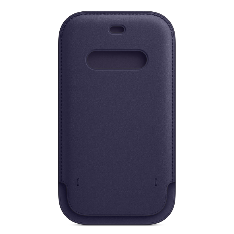 Funda integral de piel con MagSafe para el iPhone 12 y iPhone 12 Pro, Violeta profundo - Rossellimac