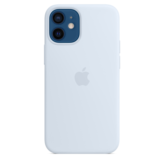 Funda de silicona con MagSafe para el iPhone 12 mini, Azul