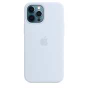 Funda de silicona con MagSafe para el iPhone 12 Pro Max, Azul - Rossellimac