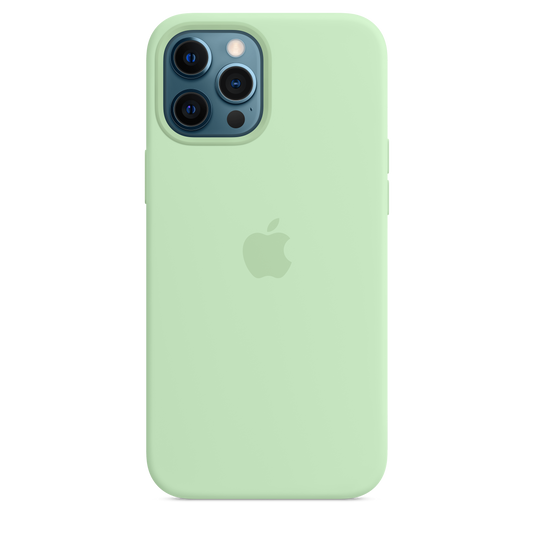 Funda de silicona con MagSafe para el iPhone 12 Pro Max, Pistacho - Rossellimac