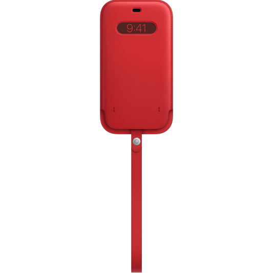 Funda integral de piel con MagSafe para el iPhone 12 Pro Max, (PRODUCT)RED - Rossellimac