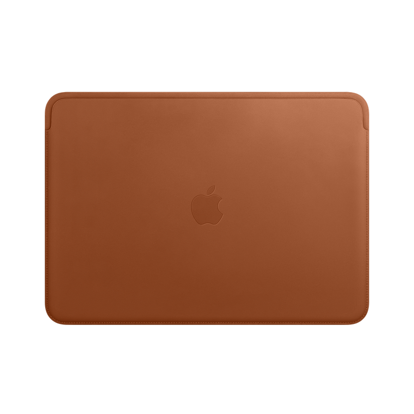 Funda de piel para el MacBook Air y el MacBook Pro de 13 pulgadas, Marrón caramelo - Rossellimac