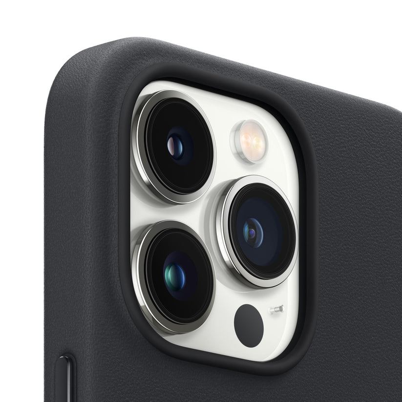 Estuche de cuero con MagSafe para el iPhone 13 Pro Max - Medianoche - Rossellimac