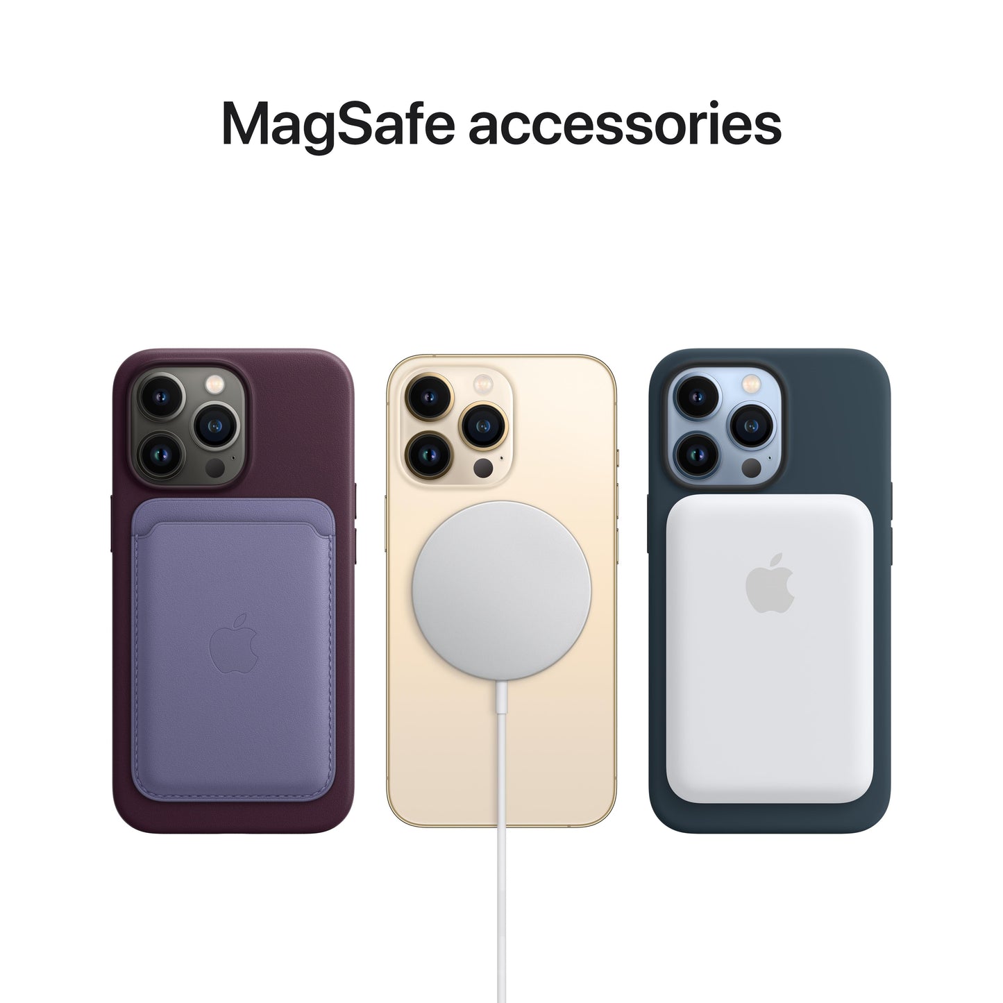 Estuche de cuero con MagSafe para el iPhone 13 Pro - Glicinia - Rossellimac