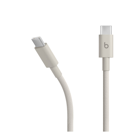 Cable trenzado USB-C a USB-C (1,5 m) Gris tormenta | Beats