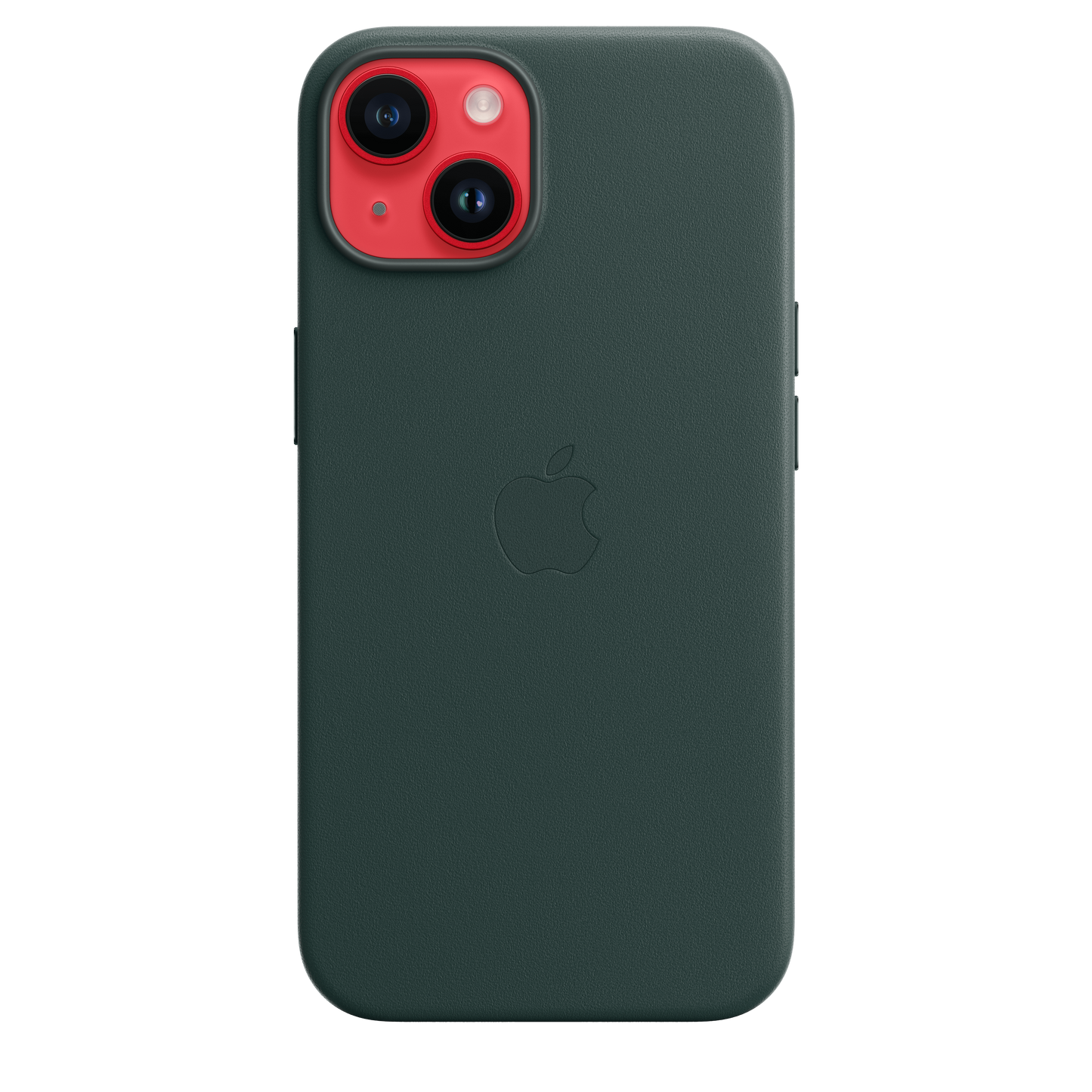 Funda de piel con MagSafe para el iPhone 14 - Verde bosque - Rossellimac
