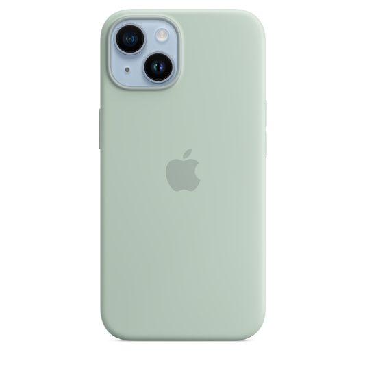 Funda de silicona con MagSafe para el iPhone 14 - Suculenta - Rossellimac