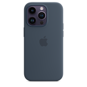 Funda de silicona con MagSafe para el iPhone 14 Pro - Azul tempestad - Rossellimac