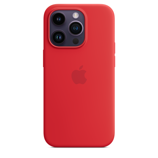 Funda de silicona con MagSafe para el iPhone 14 Pro - (PRODUCT)RED - Rossellimac