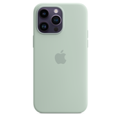 Funda de silicona con MagSafe para el iPhone 14 Pro Max - Suculenta - Rossellimac