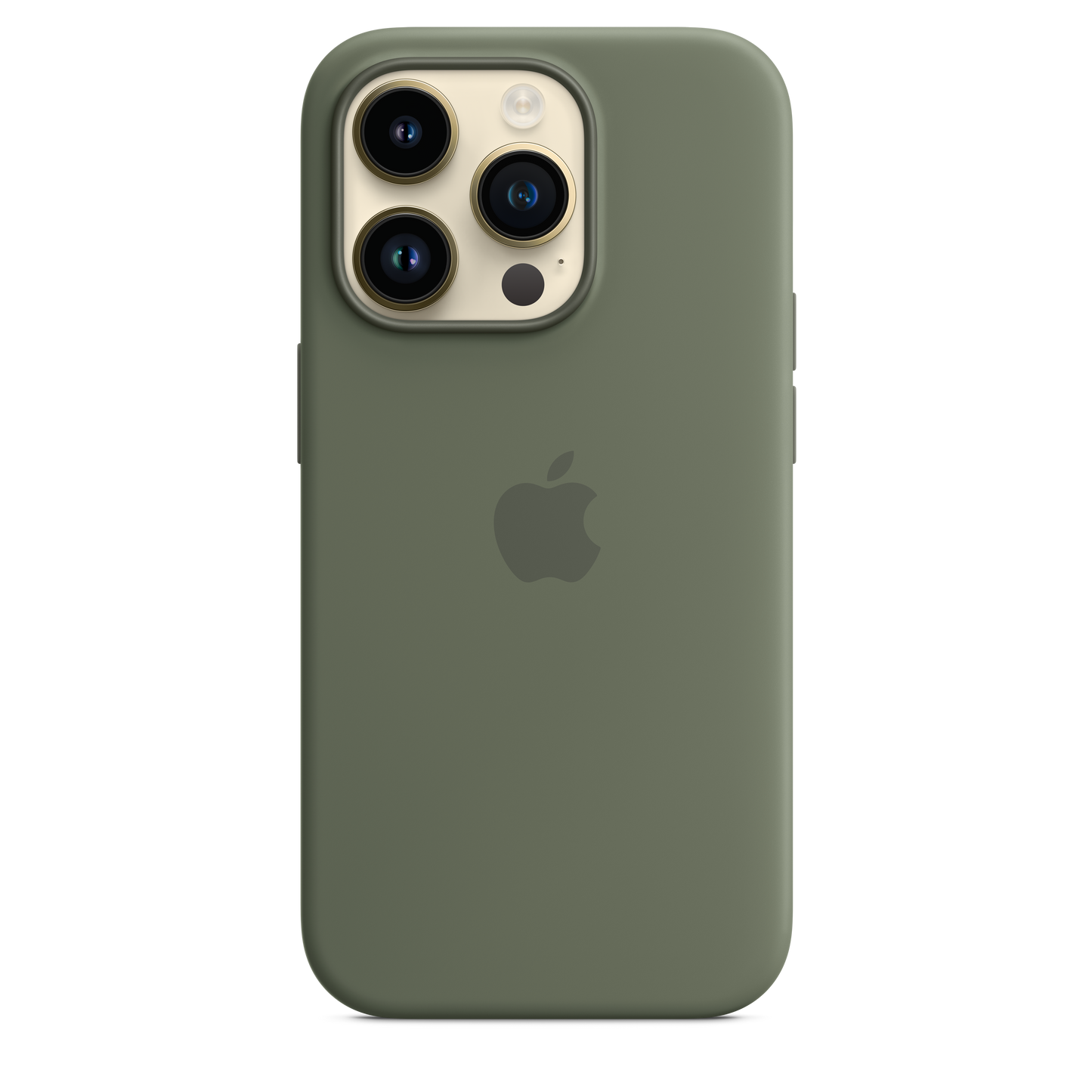 Funda de silicona con MagSafe para el iPhone 14 Pro — Verde oliva - Rossellimac