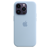 Funda de silicona con MagSafe para el iPhone 14 Pro — Azul celeste - Rossellimac