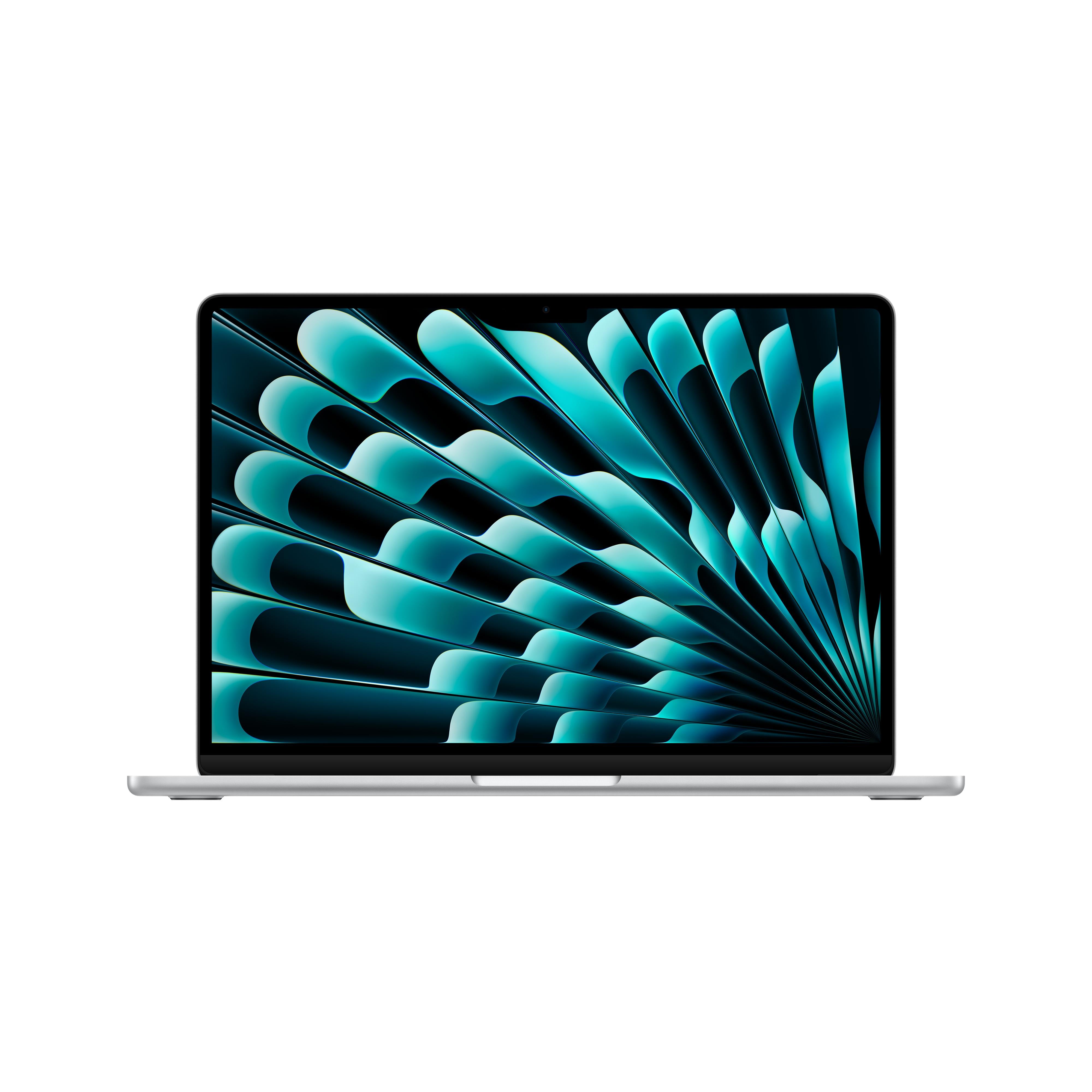 MacBook Air de 13 pulgadas: Chip M3 de Apple con CPU de ocho núcleos y GPU  de diez núcleos, 512 GB SSD - Plata